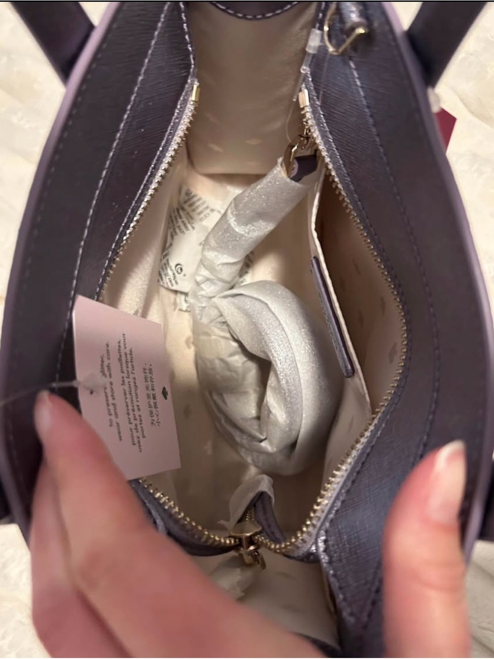 Sparkle Purse in Lavender Purple - Picture 4 of 6